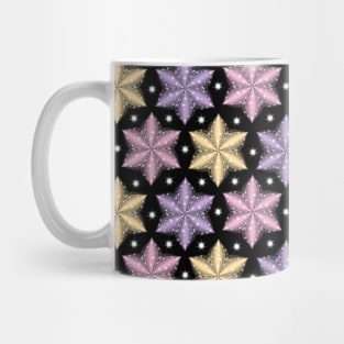 Sparkly Flowers Pattern Mug